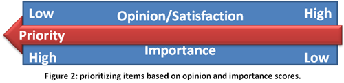 prioritizing items based on opinion and importance scores