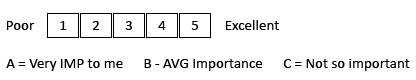 custoemr rating scale